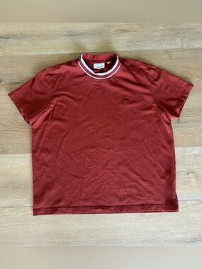 lacoste strech pique stripe collar shirt, XXL / XL 🐊